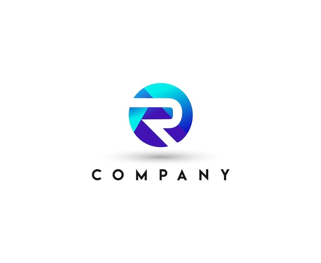 Minimalistische Letter R Logo Revolutie Logo