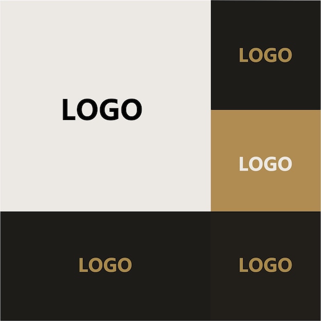 minimalistische logo branding pagina