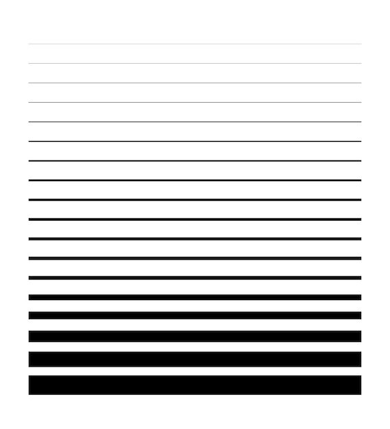 Vector minimalistische set met zwarte lijndikte op halftone witte achtergrond flat vector