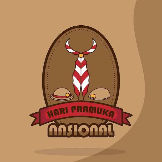 Minimalistische thema sociale media feed ontwerp icoon combinatie voor de viering van de Nationale Scout Day