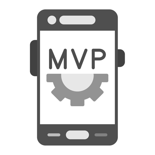 Minimum viable product icon vector image can be used for mobile app development