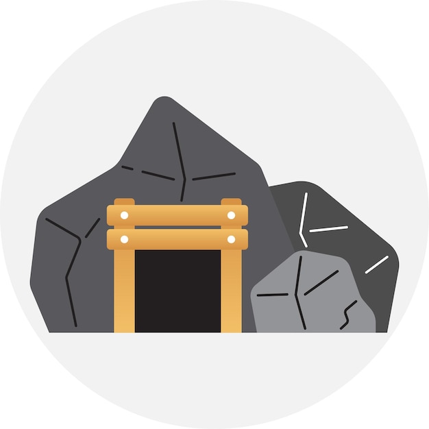 Vector mining icon