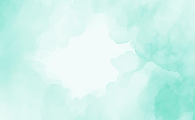 Vector mint abstract watercolor texture background green watercolour brush splash pattern