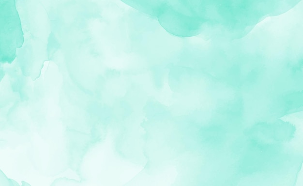 ベクトル ミントの抽象的な水彩色のテクスチャの背景 緑の水彩のブラシのスプラッシュパターン