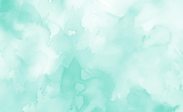 Vector mint abstract watercolor texture background green watercolour brush splash pattern