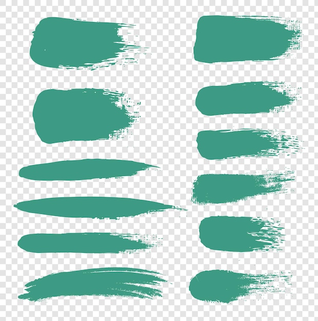 Vector mint blot set concept isolated