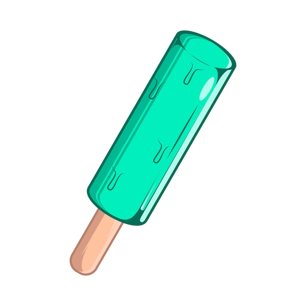 Mint Ice Cream Vector Design