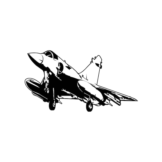 Mirage 2000 aircraft illustration