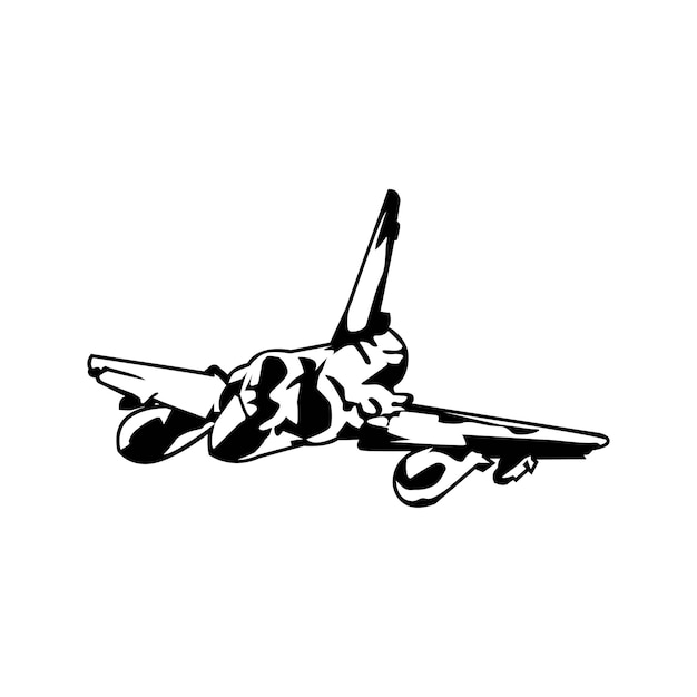 Mirage 2000 fighter plane illustration