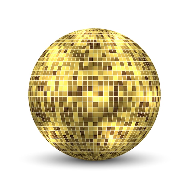 Mirror disco ball isolated