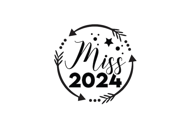 Vector miss 2024 svg