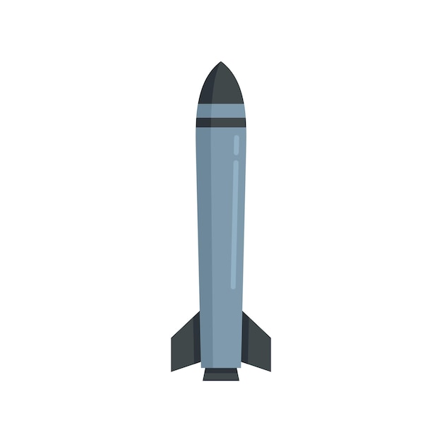 Vector missile army icon flat illustration of missile army vector icon for web design