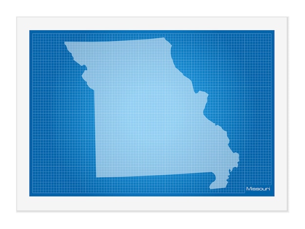 Missouri op blauwdruk