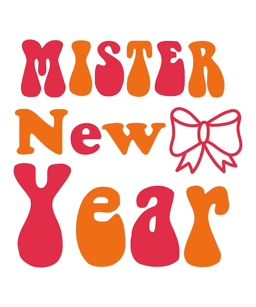 Vector mister new year