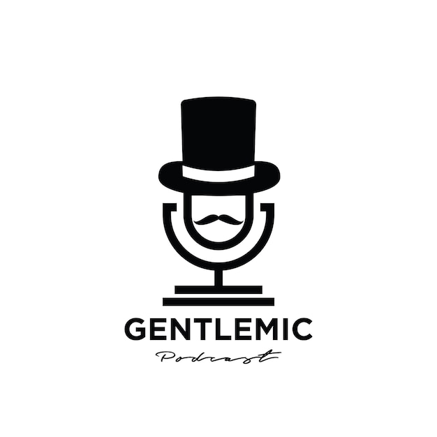 Mister Podcast logo icon design