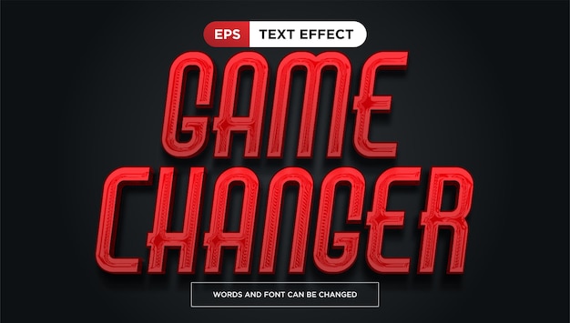 Vector mistic story text effect