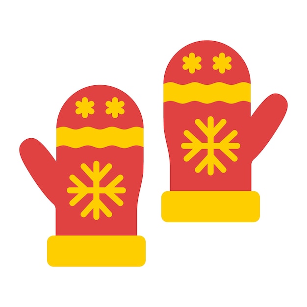 Vector mitten icon