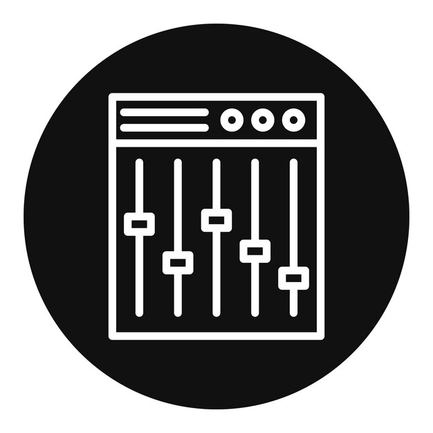 Векторное изображение значка смесителя может быть использовано для инструмента