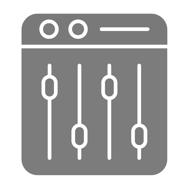 Vector mixer icon