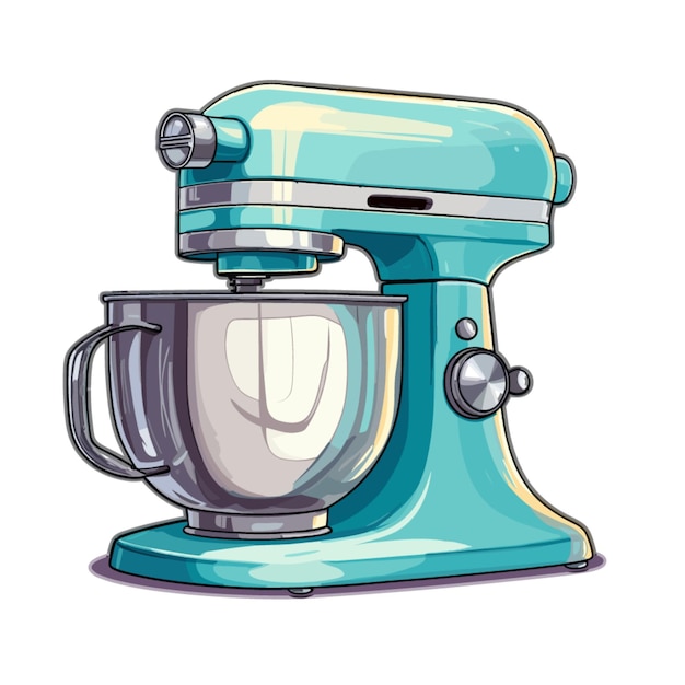 Mixer vector on white background