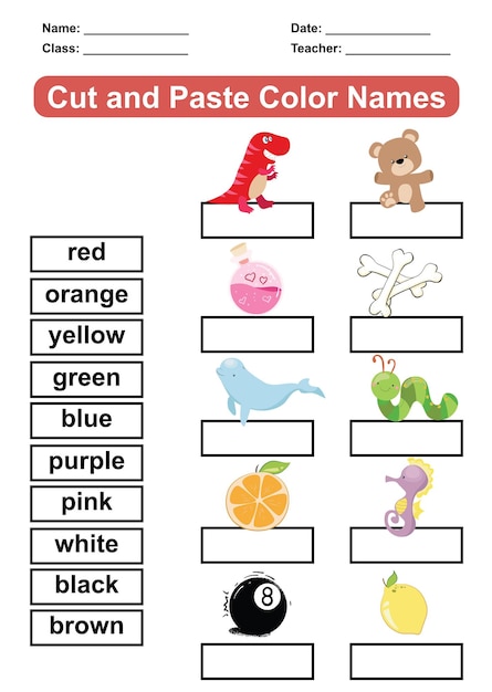 Mixing color worksheet. Learning about color. Mixing colors (primary colors and secondary colors).