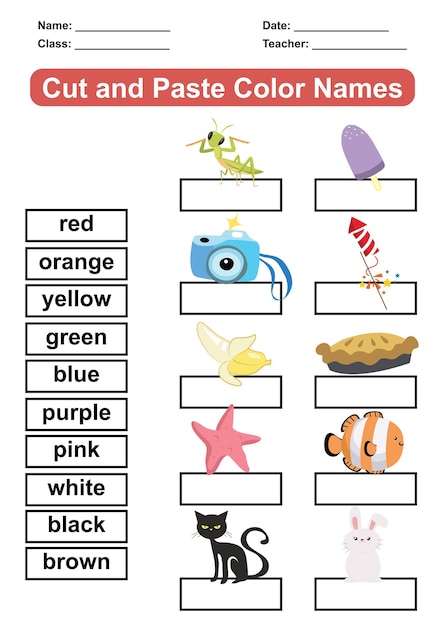 Mixing color worksheet. Learning about color. Mixing colors (primary colors and secondary colors).