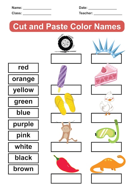 Рабочий лист смешивания цветов. Изучение цвета. Смешение цветов (основные цвета и вторичные цвета).