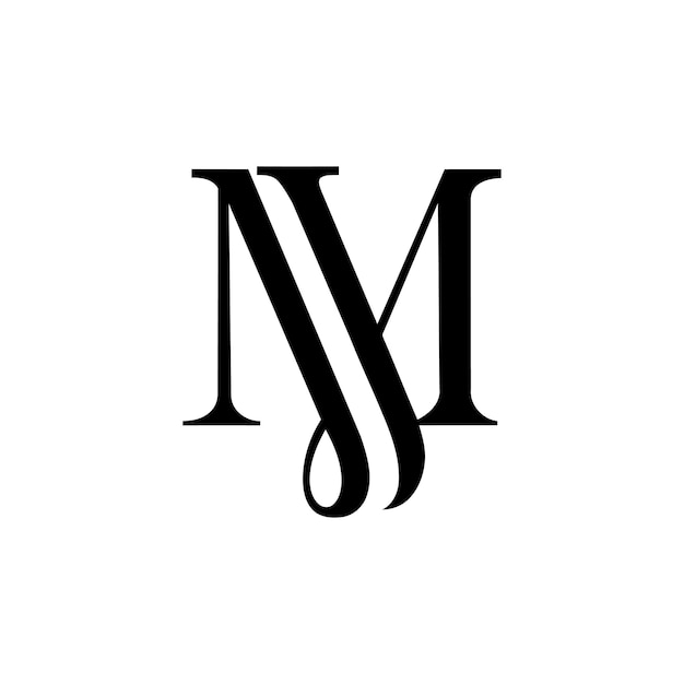 Premium Vector | Mj luxury logo