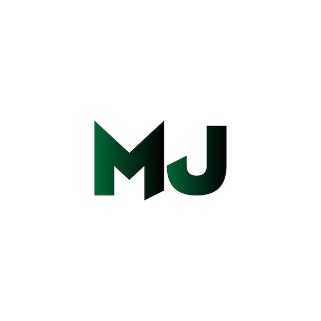 Vector mj modern logo