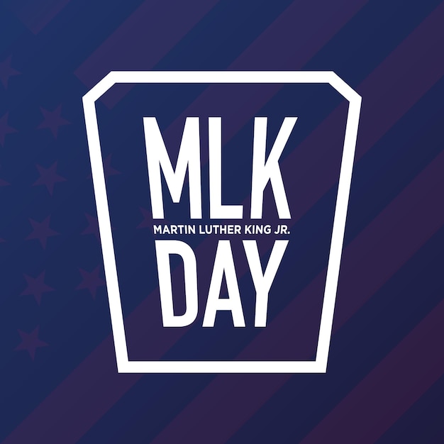 MLK 데이 배경 디자인
