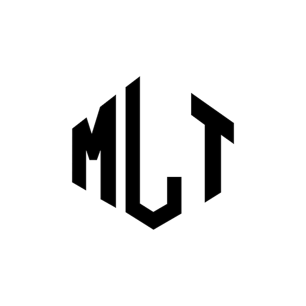 MLT letter logo design with polygon shape MLT polygon and cube shape logo design MLT hexagon vector logo template white and black colors MLT monogram business and real estate logo