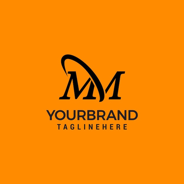 MM MM brief logo ontwerp Beginletter MM gekoppelde cirkel hoofdletters monogram logo witte kleur