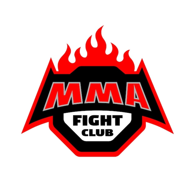 Vector mma fight club logo