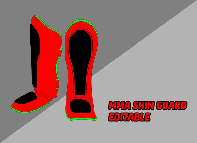 MMA Shin Guard Vactor Fighting Gear