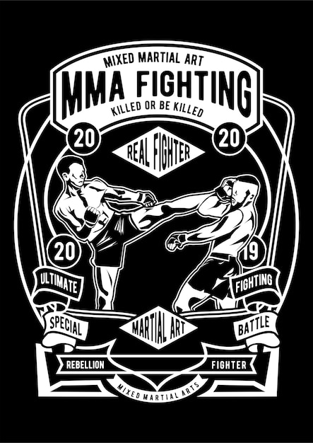 MMA-vechtposter