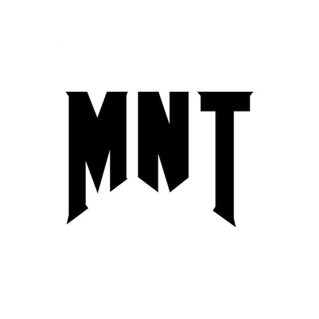 MNT letter logo design for technology company MNT logo design black and white color combination MNT logo MNT vector MNT design MNT icon MNT alphabet MNT typography logo design