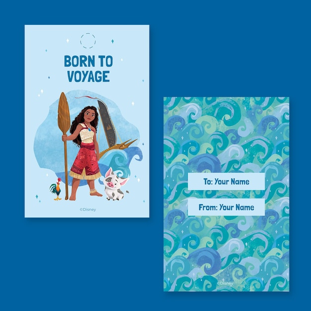 Moana 2 Adventure Gift Tag