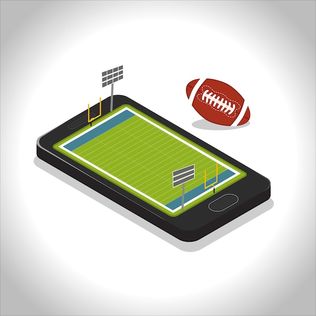 Mobiel Rugby Sport-spel