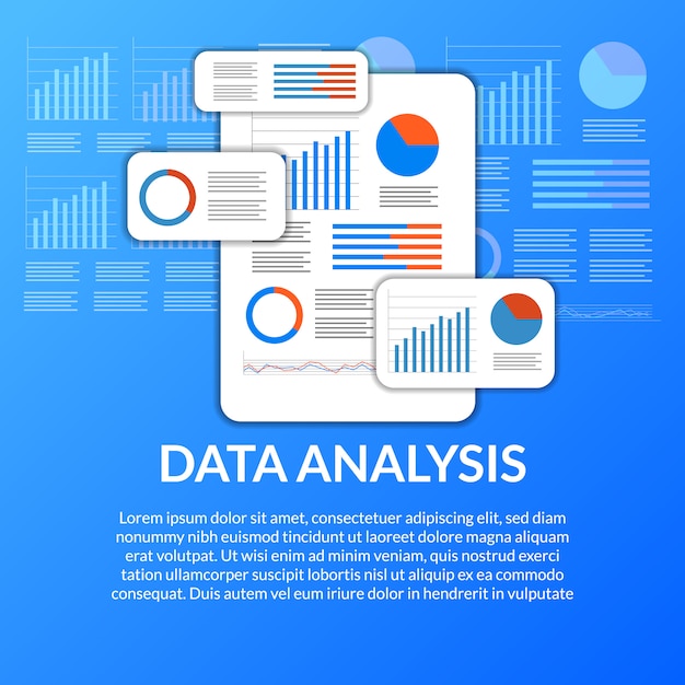 Mobiele app data-analyse van grafiek, grafiek, statistiek voor het bedrijfsleven, financiën, rapport