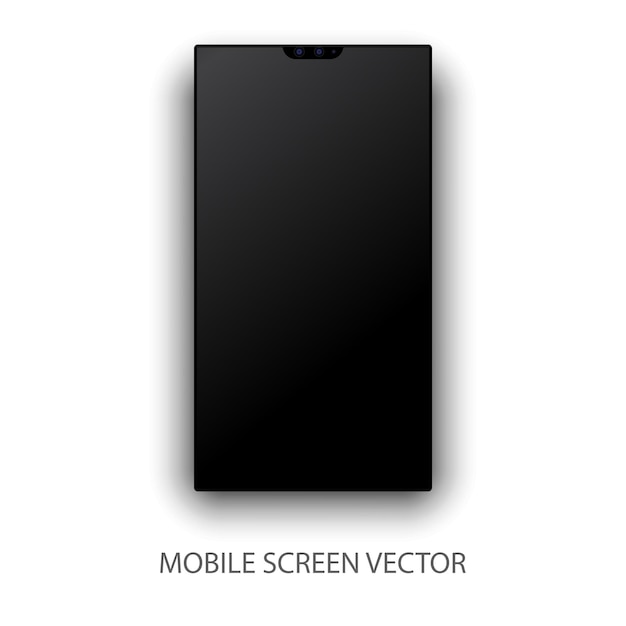 mobiele scherm vector clipart
