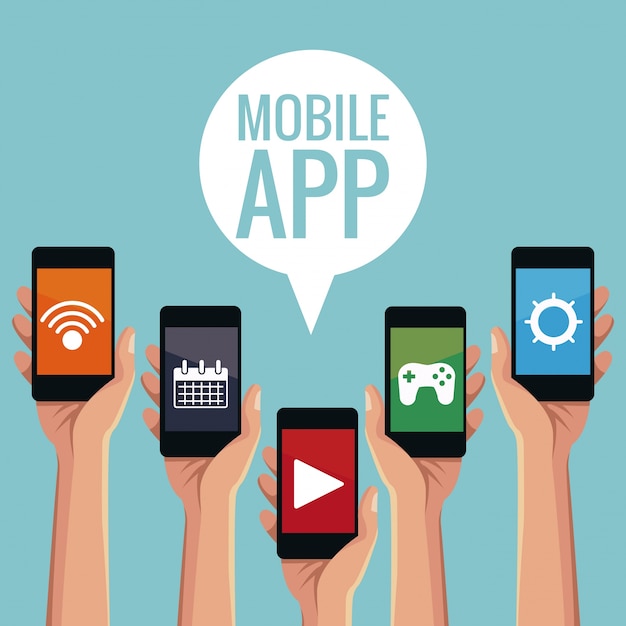 Mobiele smartphones-app