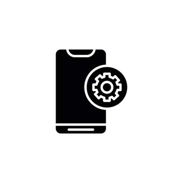 mobil phone vector type icon