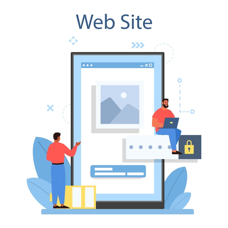 Vector mobile app development online service or platform