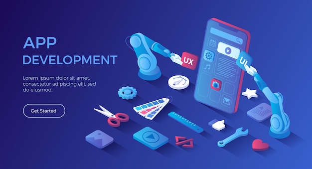 Разработка мобильных приложений UI UX дизайн SEO оптимизация адаптивный макет веб-интерфейс приложения на
