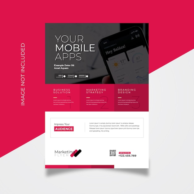 Mobile App Flyer Template