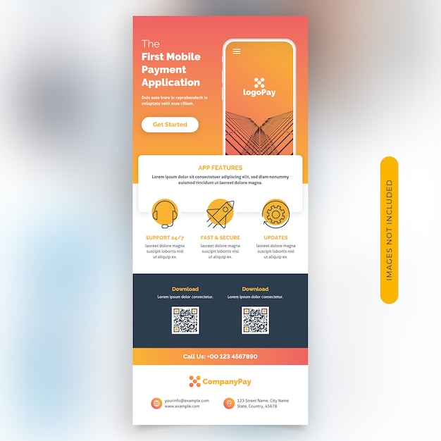 Mobile App Roll-Up Banner