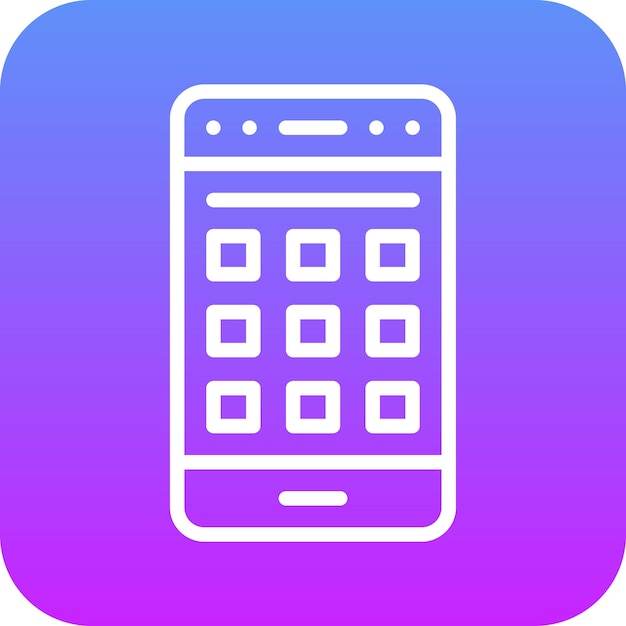 コーディングと開発のアイコンセットのモバイルアプリのベクトルアイコンのイラスト