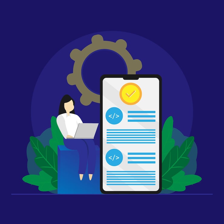 Vector 移动应用程序开发程序员与编程语言开发网站