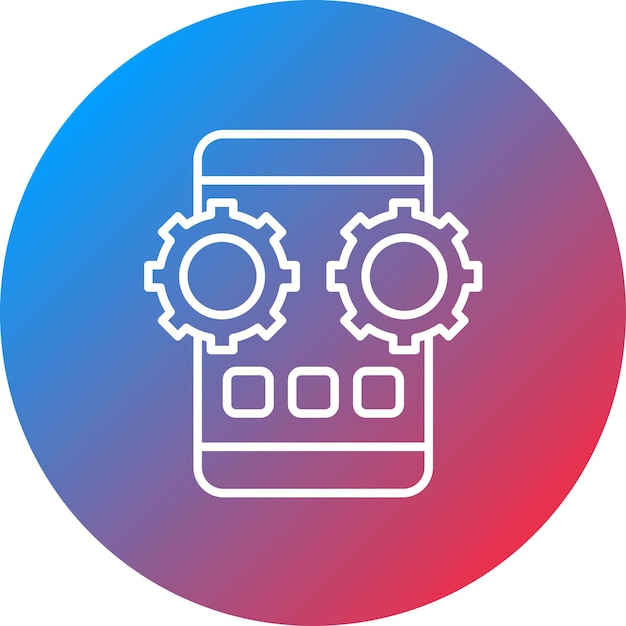 mobile apps icon vector image can be used for user experience