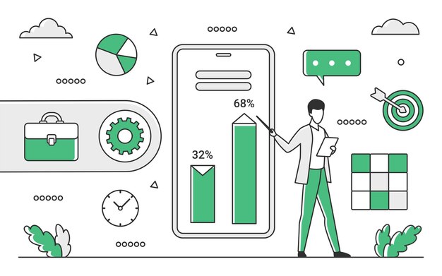 Mobile chart presentation